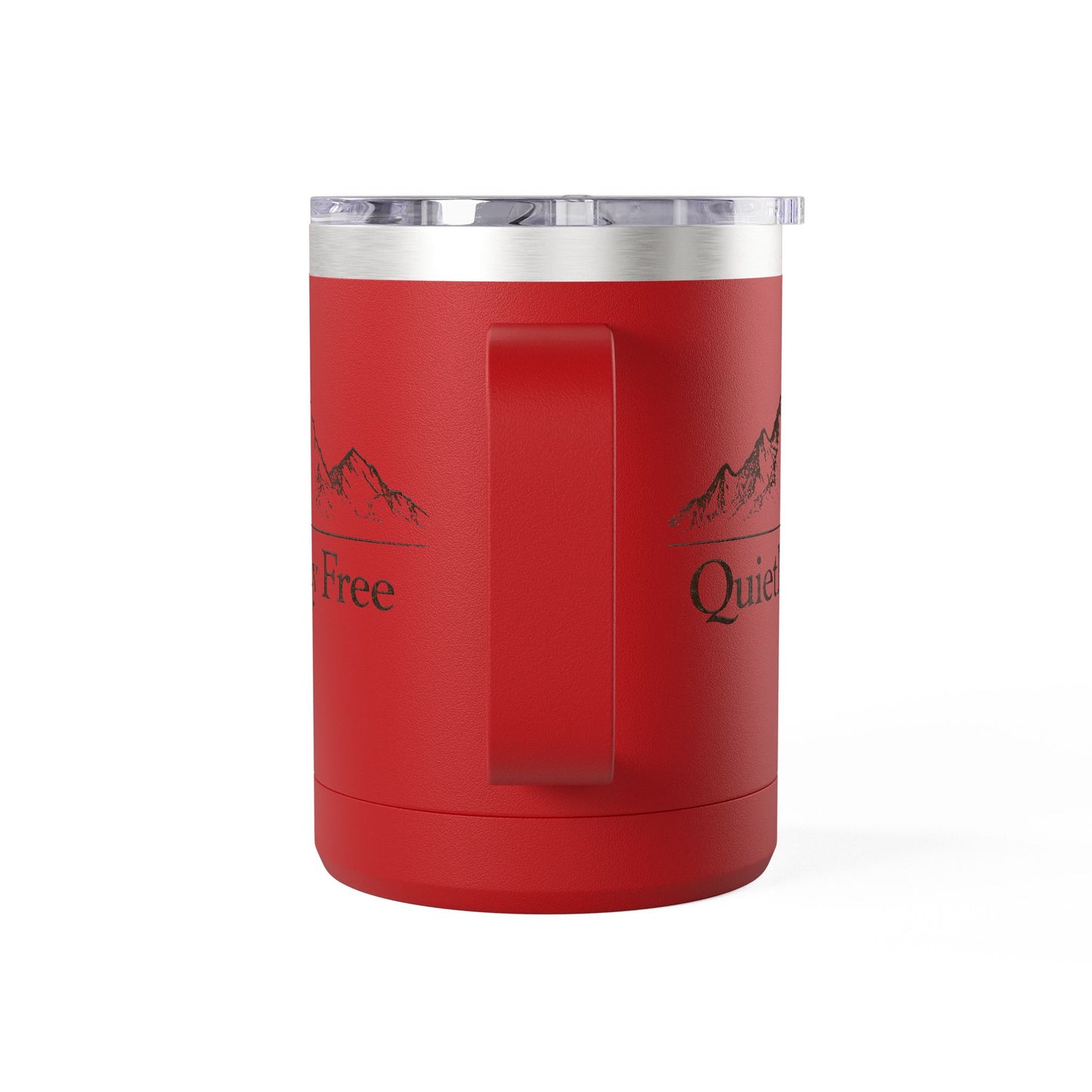 Quietly Free Mountain Insulated Coffee Tumbler - 15oz Travel Mug