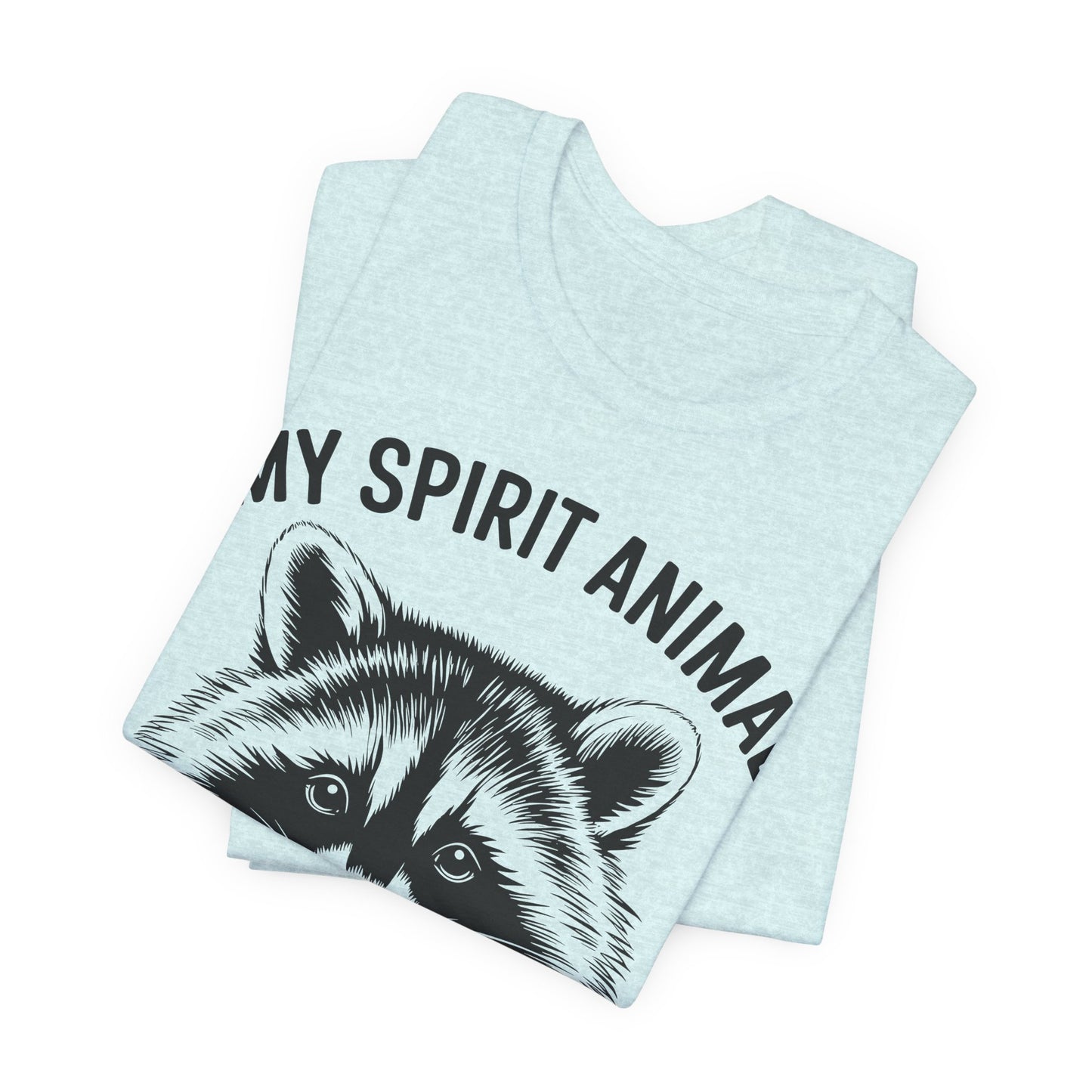 Raccoon Tee - "My Spirit Animal Has Rabies" Graphic T-Shirt
