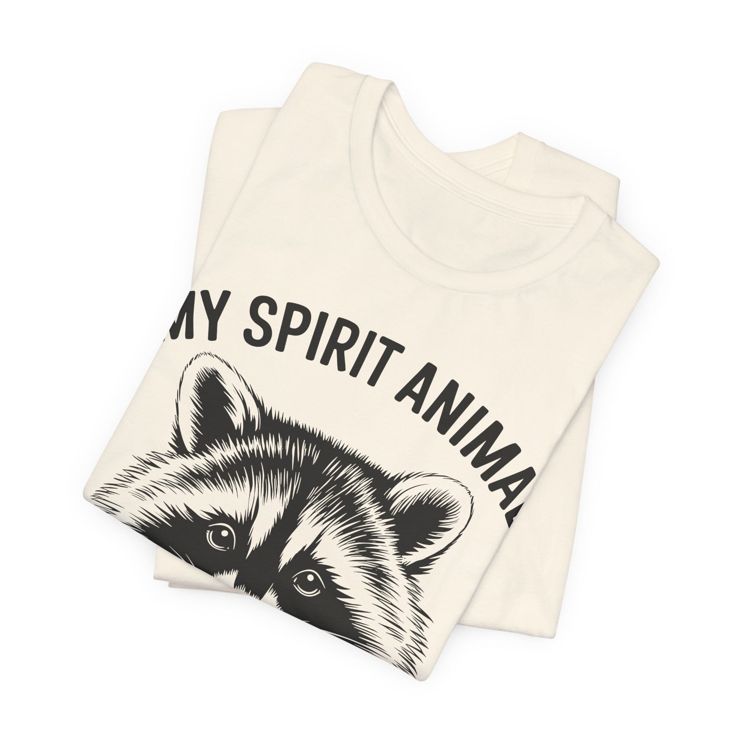 Raccoon Tee - "My Spirit Animal Has Rabies" Graphic T-Shirt