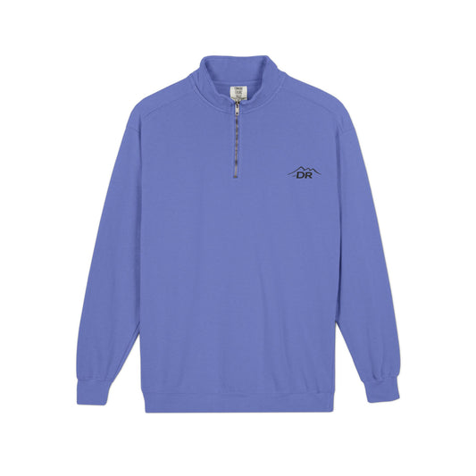 Drift Range Quarter-Zip Sweatshirt — Minimalist Gray Pullover
