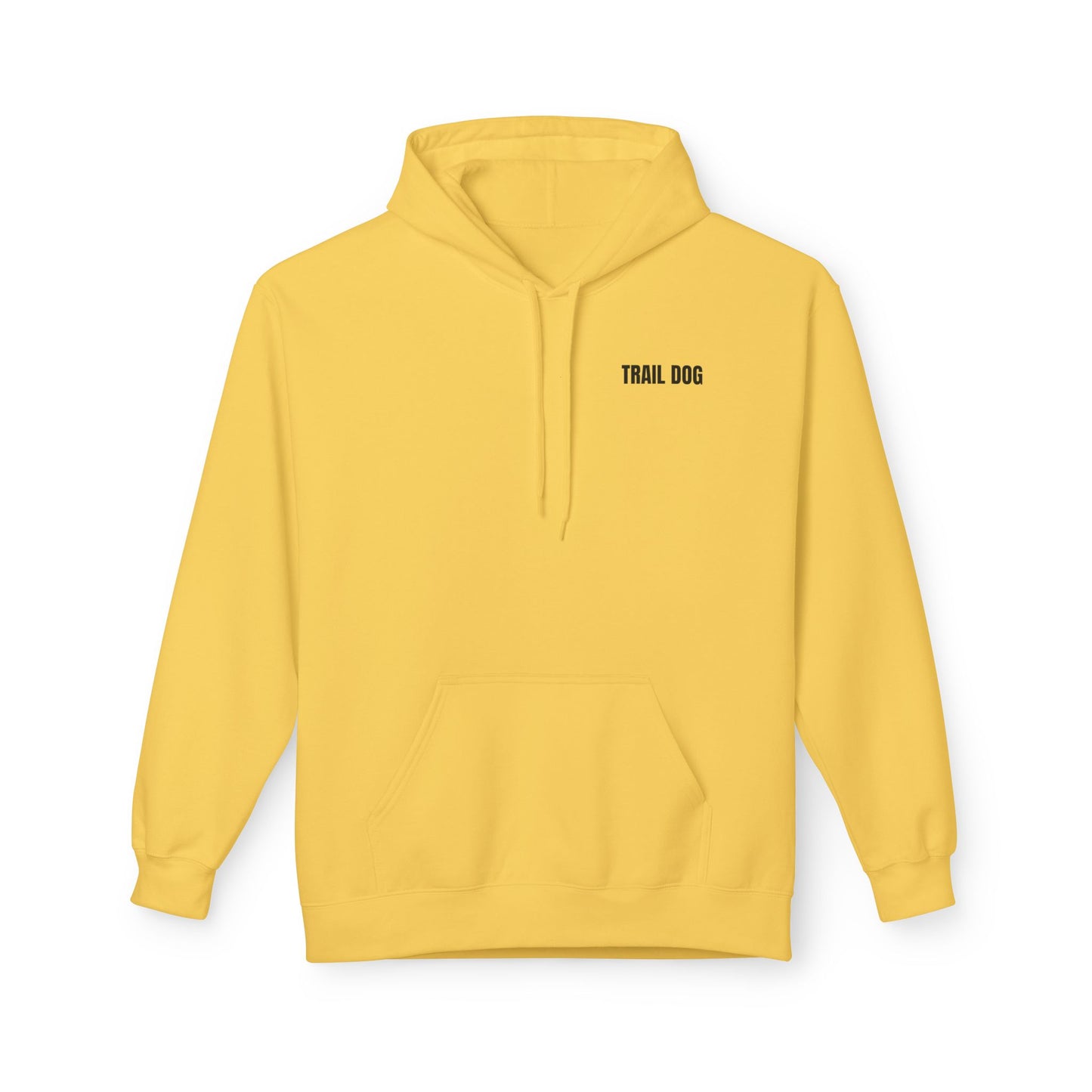 Trail Dog Hoodie — Minimal Outdoor Logo Pullover