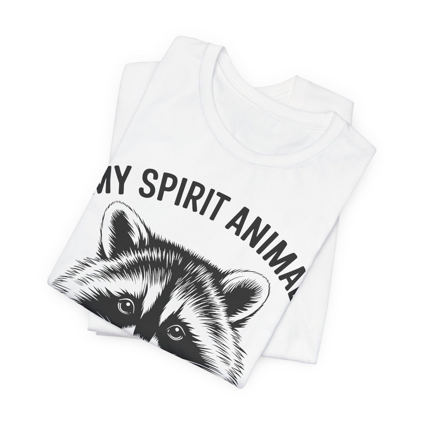 Raccoon Tee - "My Spirit Animal Has Rabies" Graphic T-Shirt