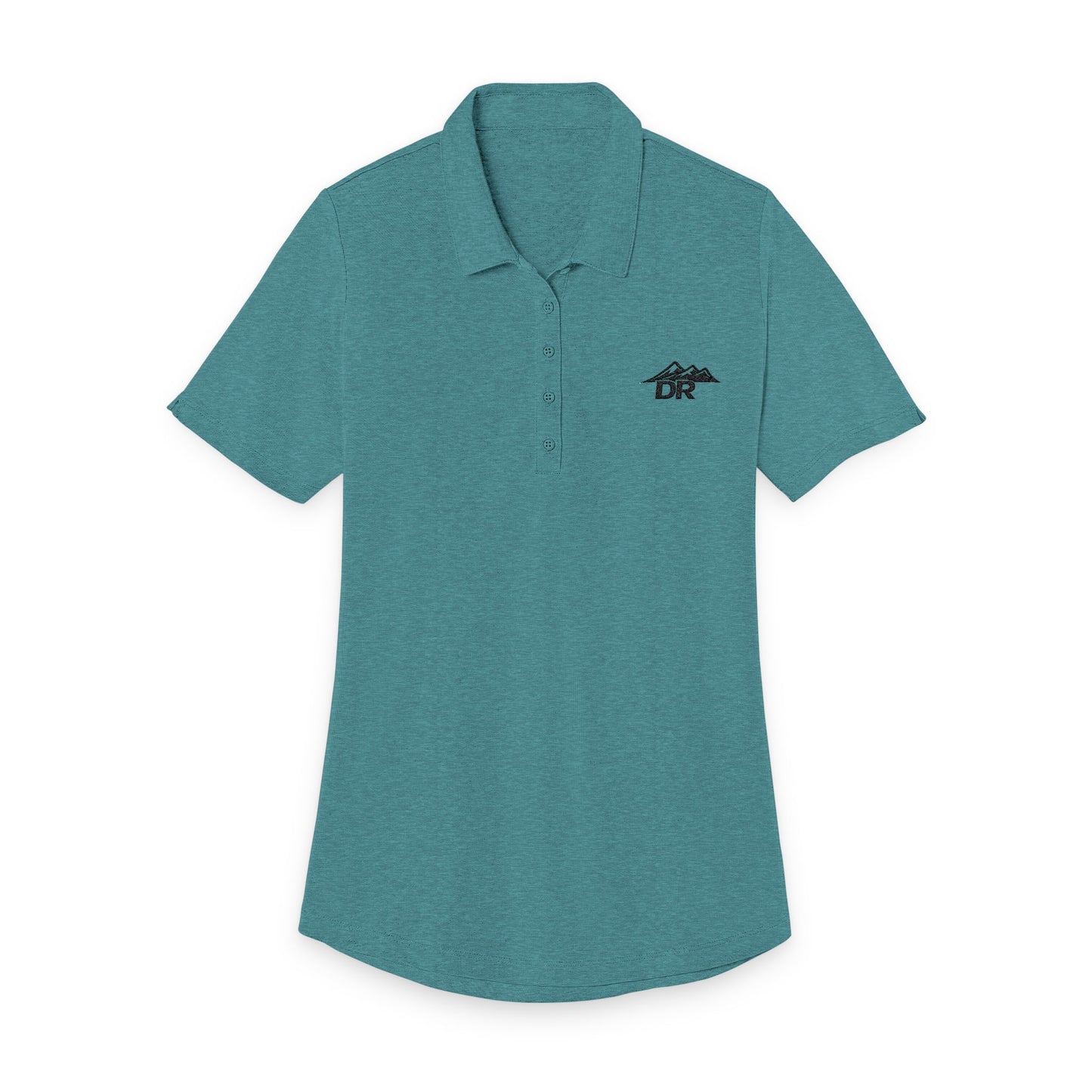 Ladies Polo — Embroidered DR Mountain Chest Logo