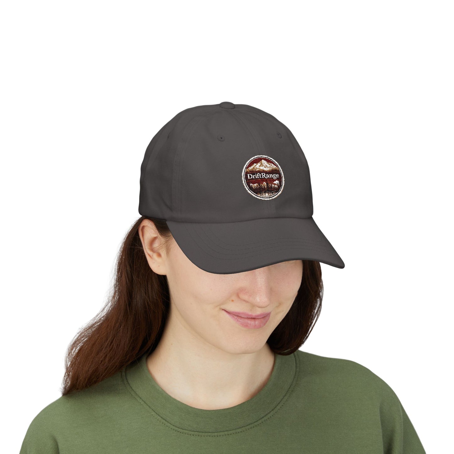 DriftRange Vintage Patch Dad Cap – Classic Embroidered Baseball Hat