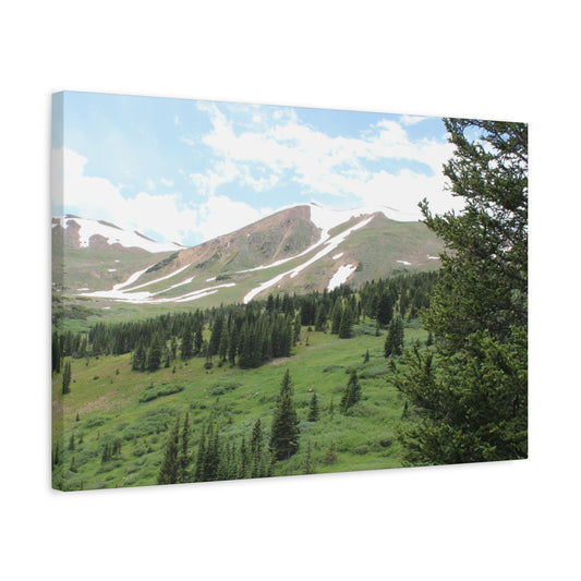Jones Pass Colorado  Canvas Print — Scenic Alpine Landscape Wall Art