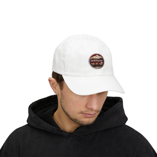 DriftRange Vintage Patch Dad Cap – Classic Embroidered Baseball Hat