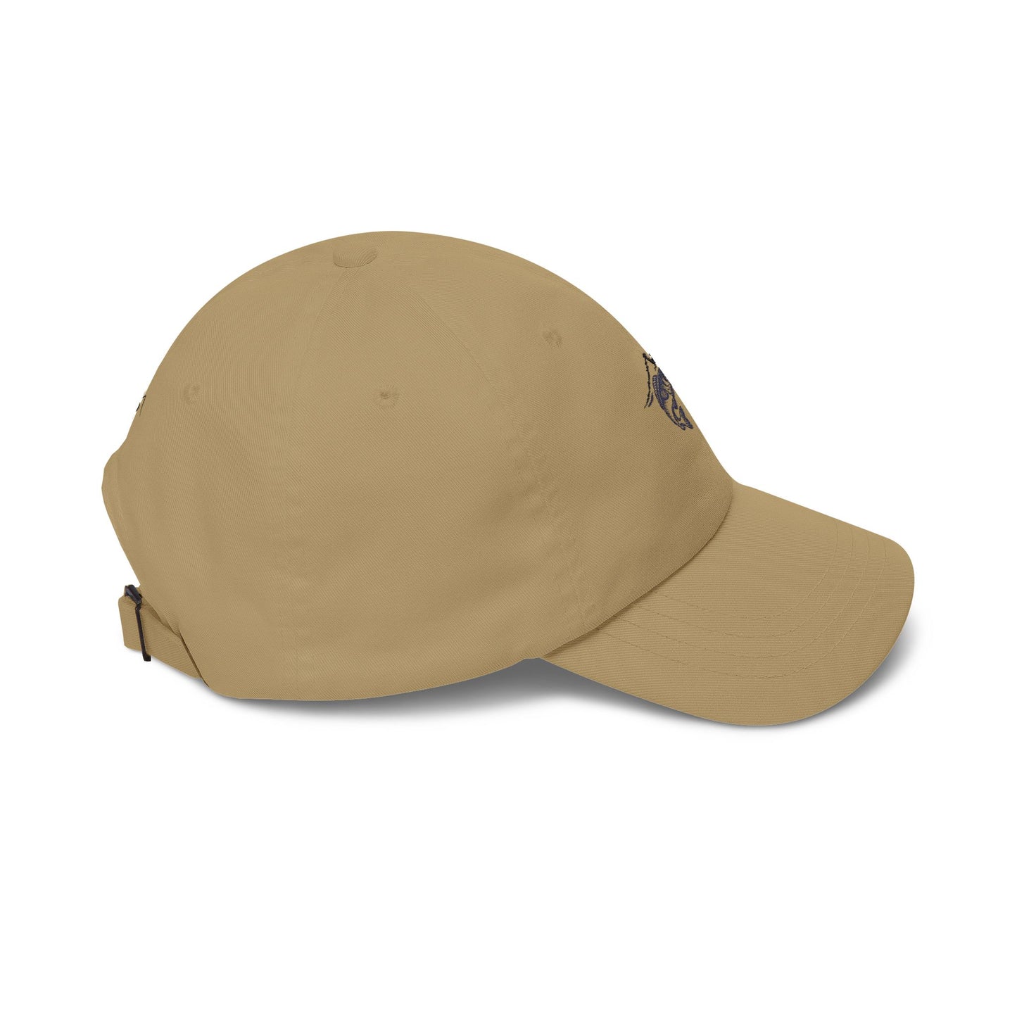 Dad Cap — Minimal Trout & Mountain Embroidered Fishing Hat