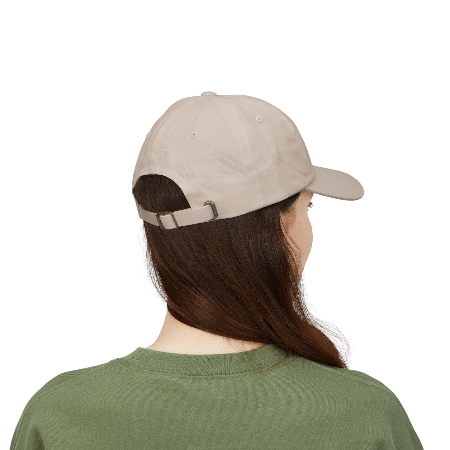Drift Range Dad Cap with Mountain 'DR' Embroidery — Casual Outdoor Baseball Hat