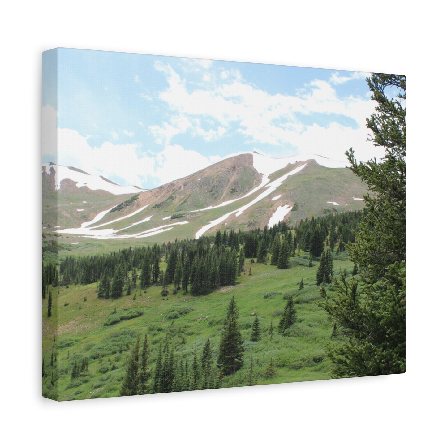 Jones Pass Colorado  Canvas Print — Scenic Alpine Landscape Wall Art