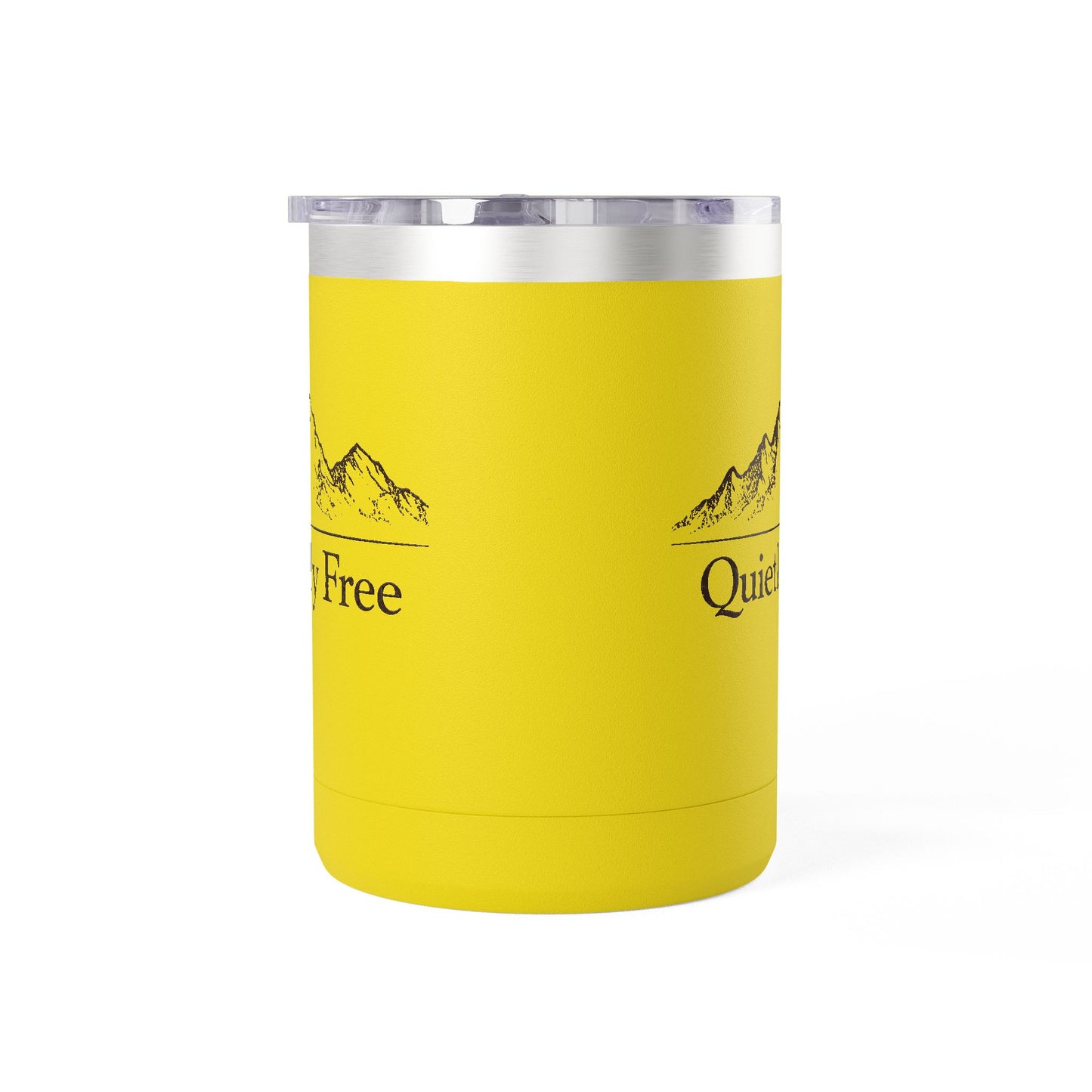 Quietly Free Mountain Insulated Coffee Tumbler - 15oz Travel Mug