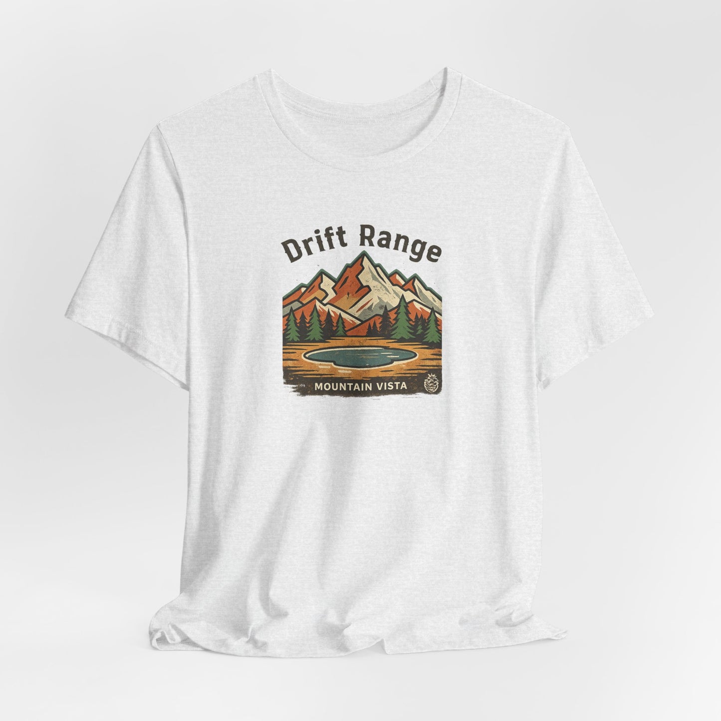 Drift Range Mountain Vista T‑Shirt — Vintage Outdoor Adventure Tee