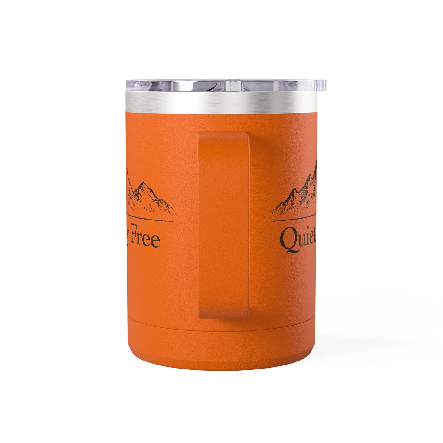 Quietly Free Mountain Insulated Coffee Tumbler - 15oz Travel Mug