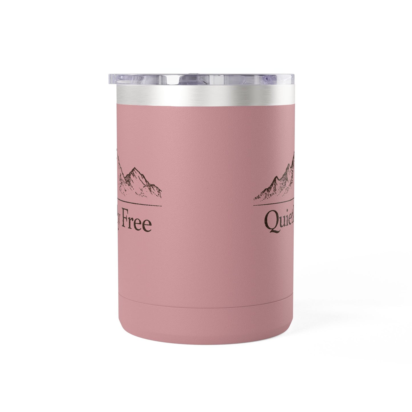 Quietly Free Mountain Insulated Coffee Tumbler - 15oz Travel Mug