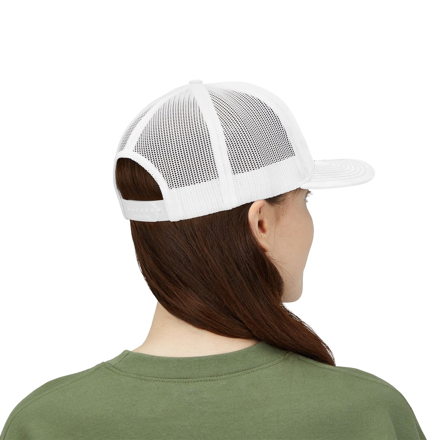 Drift Range Snapback Trucker Cap — Embroidered Outdoor Logo Hat