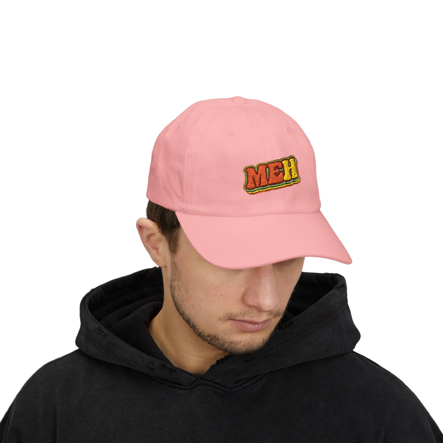 Dad Cap — 'MEH' Retro Embroidered Casual Baseball Hat