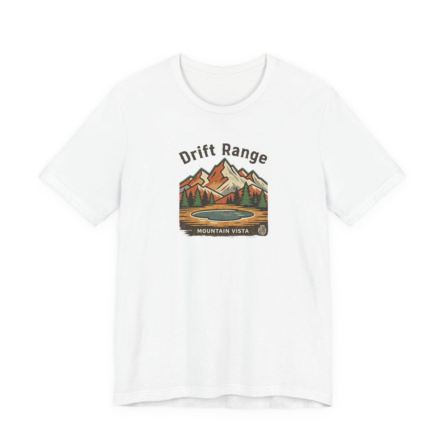 Drift Range Mountain Vista T‑Shirt — Vintage Outdoor Adventure Tee