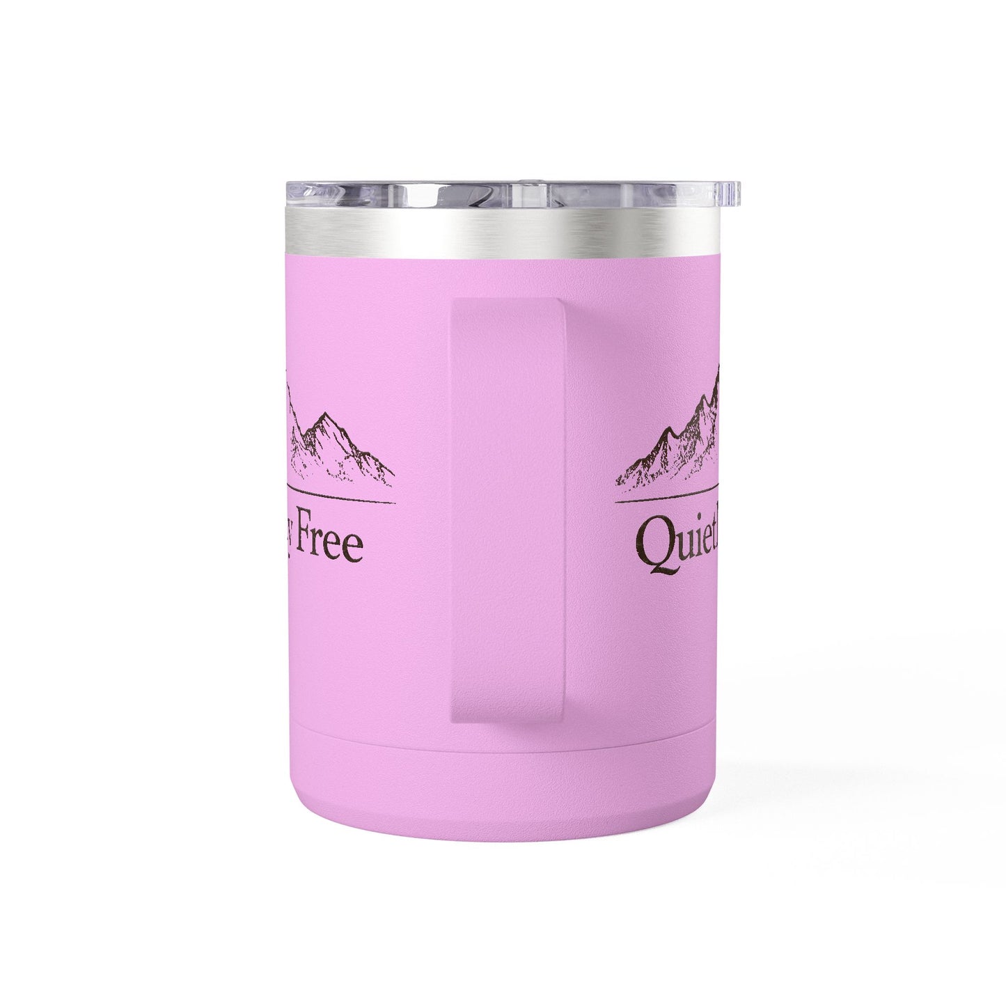 Quietly Free Mountain Insulated Coffee Tumbler - 15oz Travel Mug