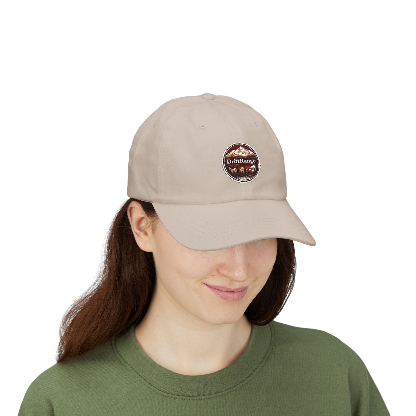DriftRange Vintage Patch Dad Cap – Classic Embroidered Baseball Hat
