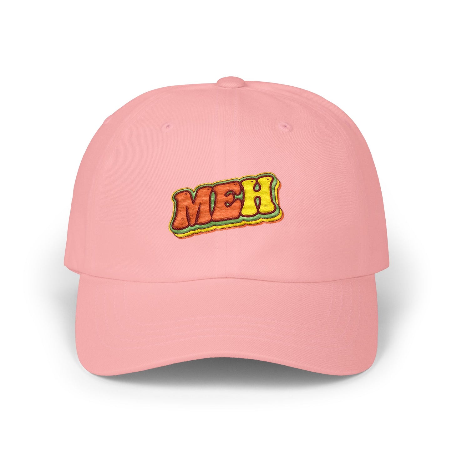 Dad Cap — 'MEH' Retro Embroidered Casual Baseball Hat