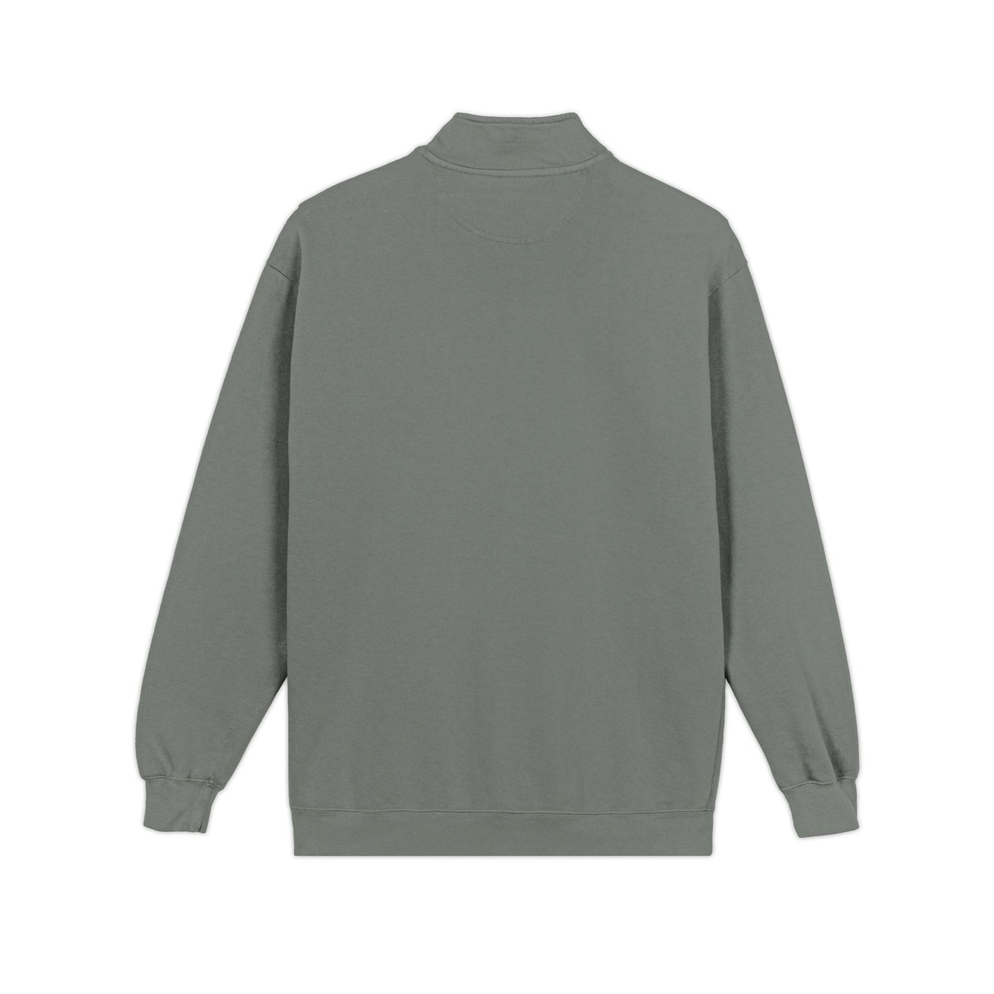 Drift Range Quarter-Zip Sweatshirt — Minimalist Gray Pullover