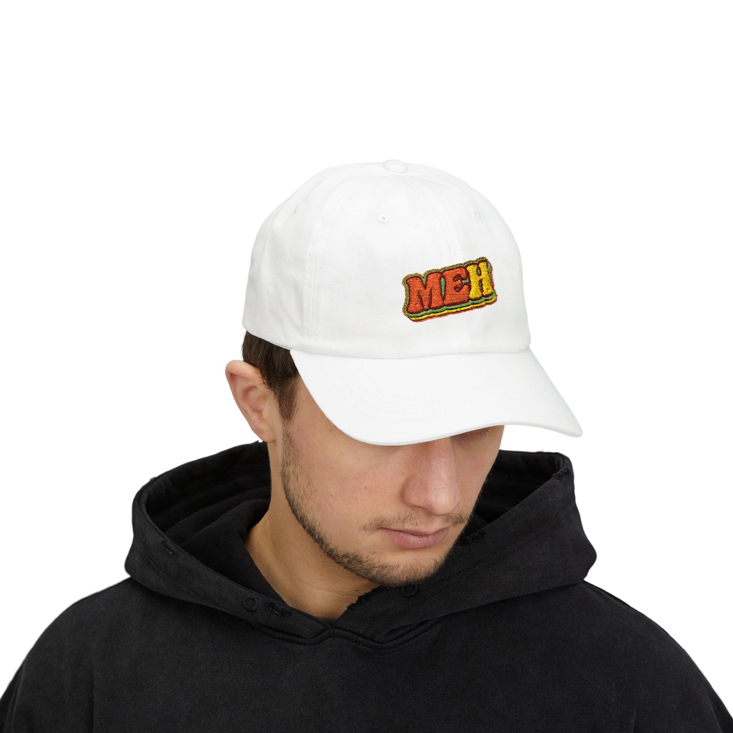 Dad Cap — 'MEH' Retro Embroidered Casual Baseball Hat