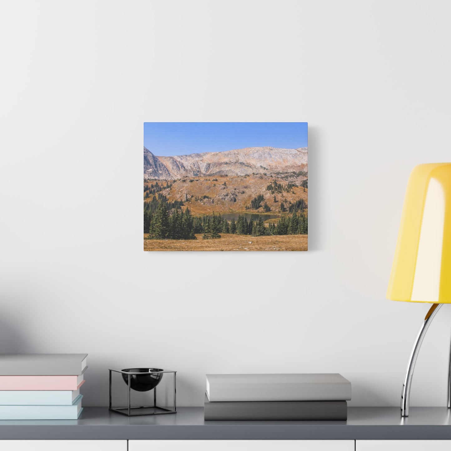 Snowy Range Wyoming  Matte Canvas Print - Stretched 1.25" Wall Art