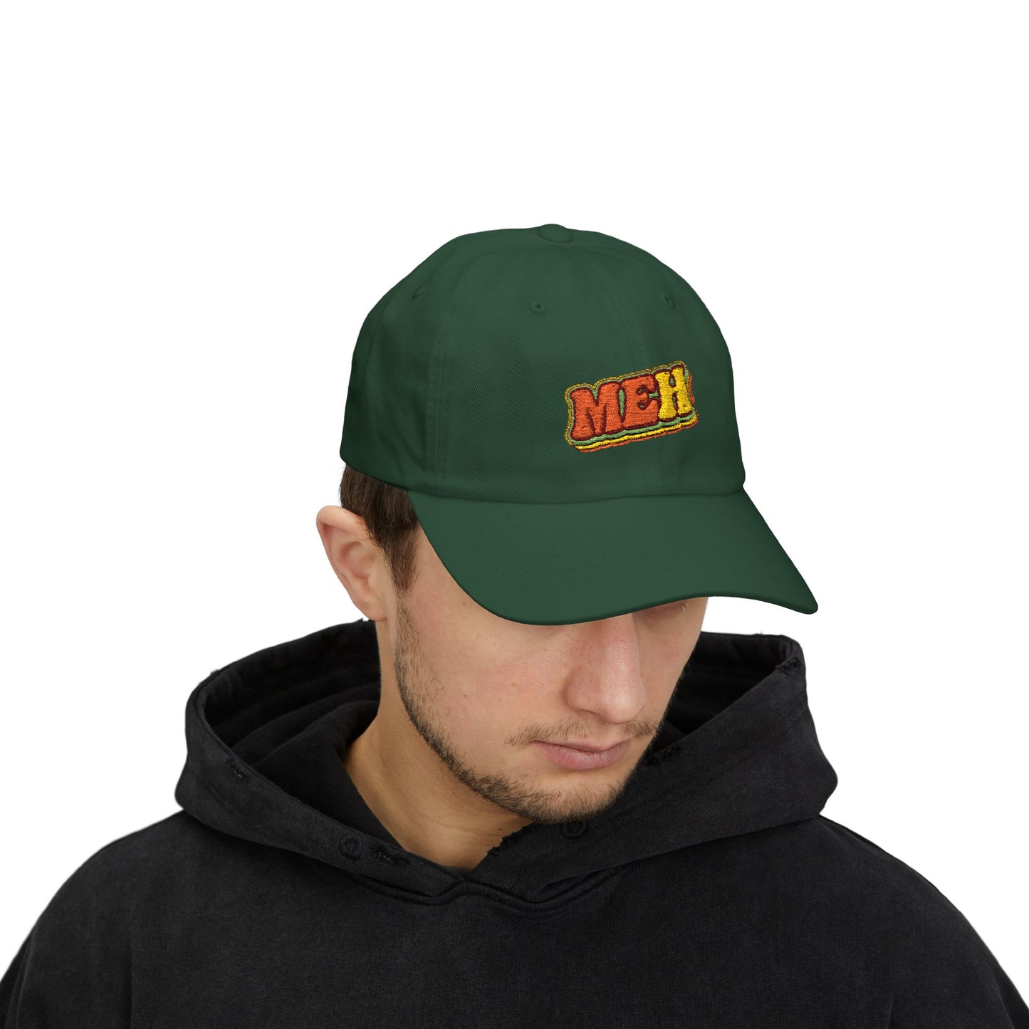 Dad Cap — 'MEH' Retro Embroidered Casual Baseball Hat