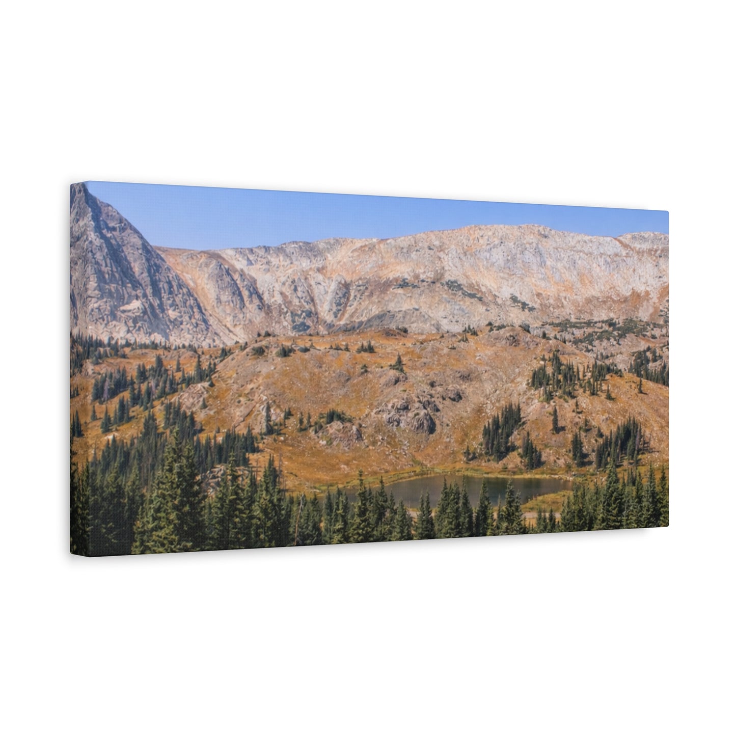 Snowy Range Wyoming  Matte Canvas Print - Stretched 1.25" Wall Art