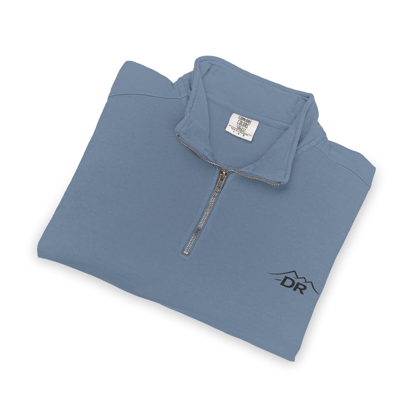 Drift Range Quarter-Zip Sweatshirt — Minimalist Gray Pullover