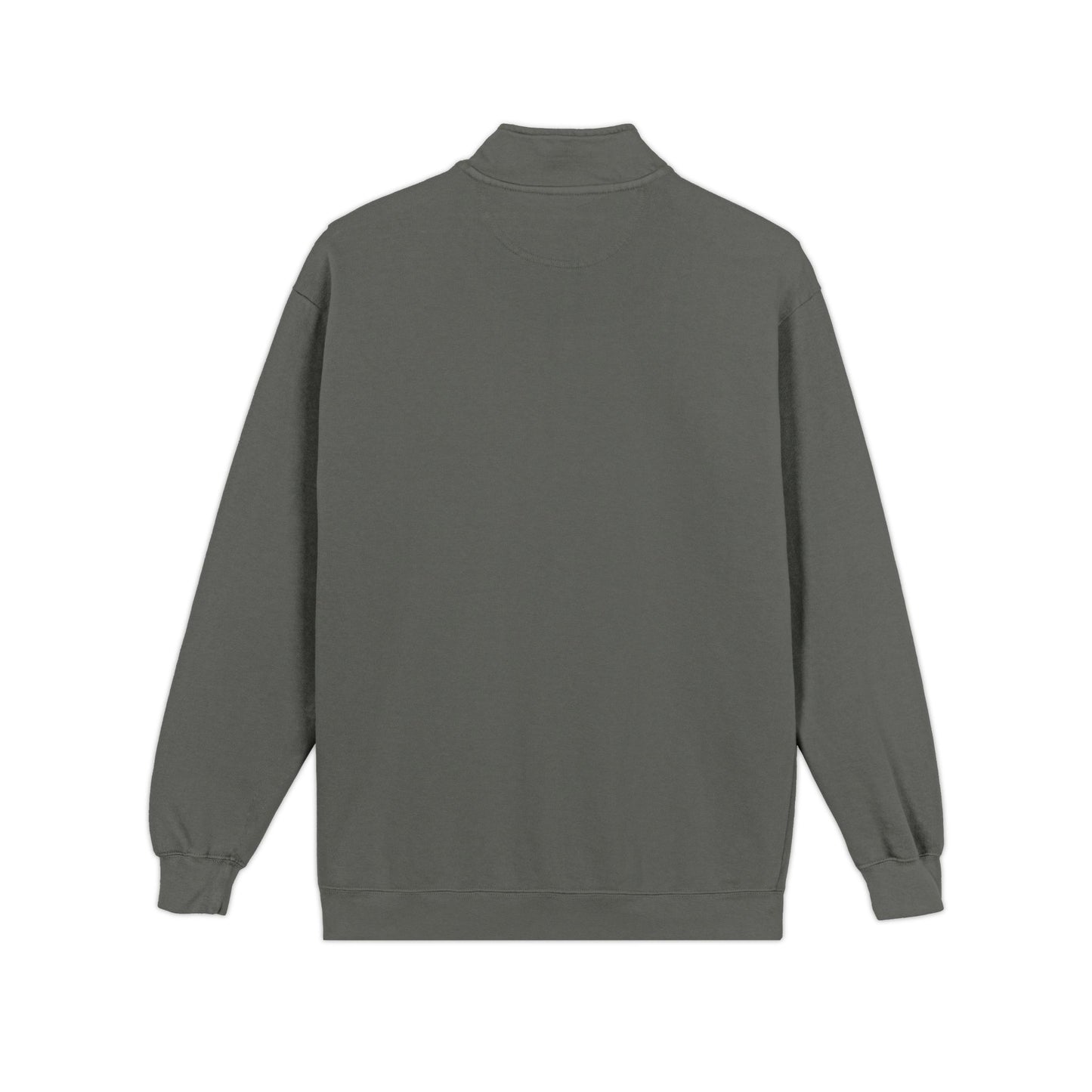 Drift Range Quarter-Zip Sweatshirt — Minimalist Gray Pullover