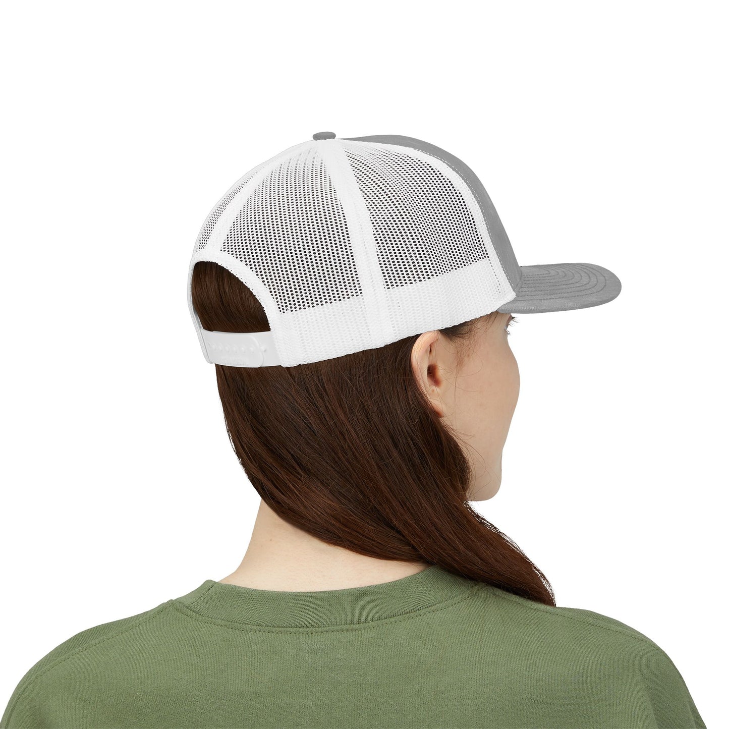 Drift Range Snapback Trucker Cap — Embroidered Outdoor Logo Hat