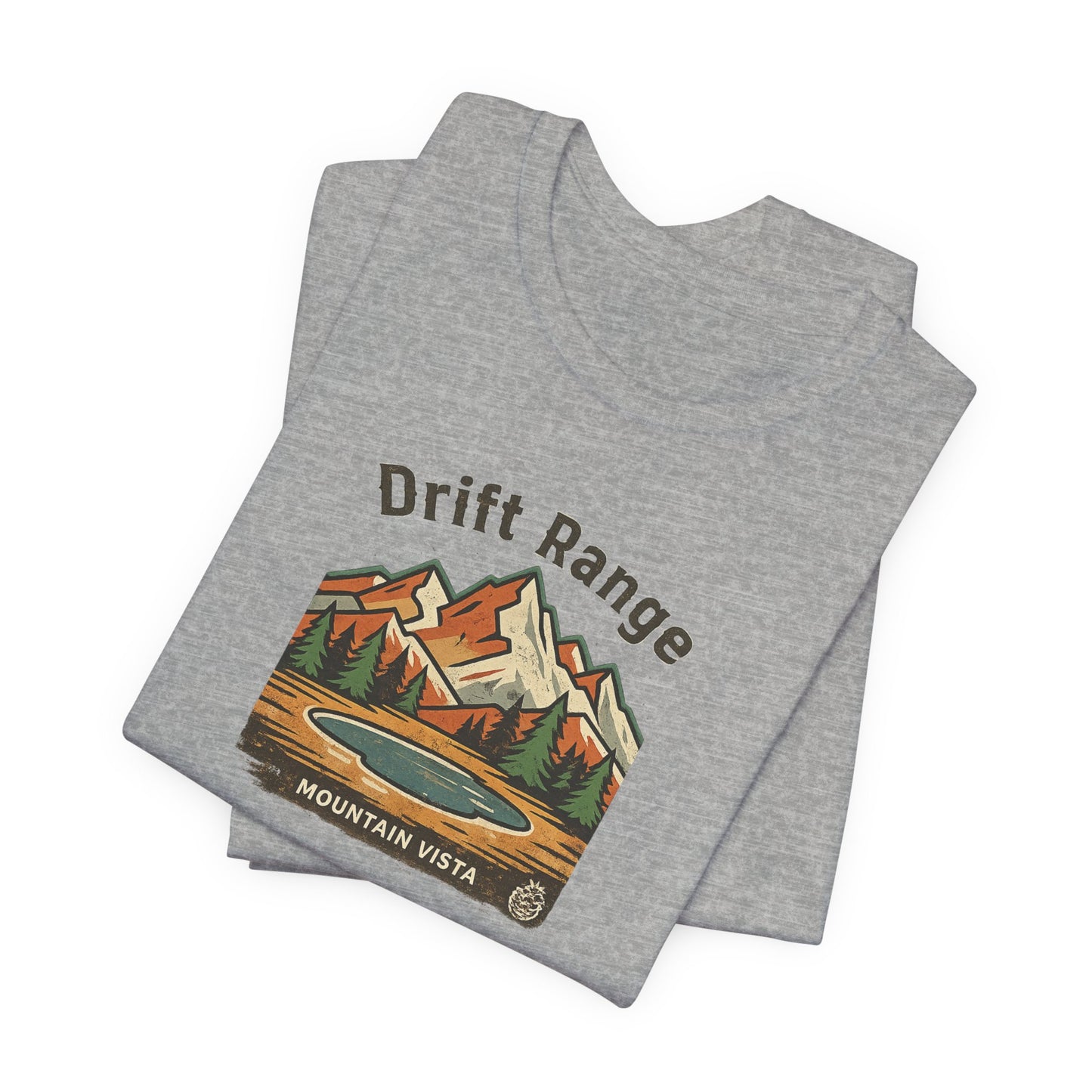 Drift Range Mountain Vista T‑Shirt — Vintage Outdoor Adventure Tee