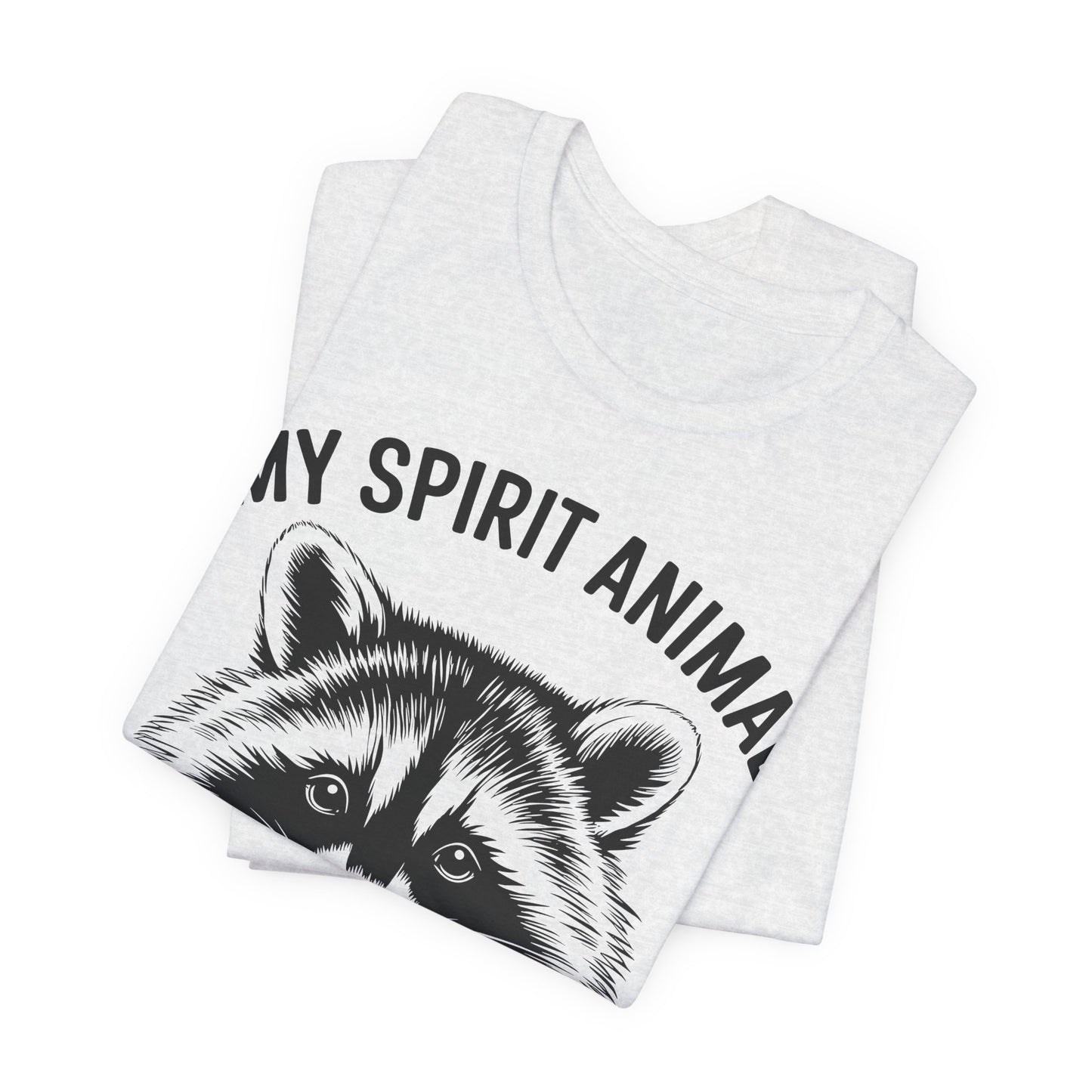 Raccoon Tee - "My Spirit Animal Has Rabies" Graphic T-Shirt
